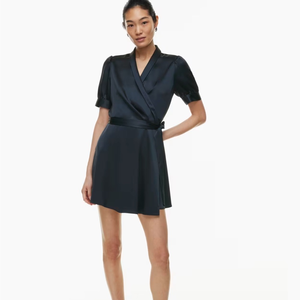 Aritzia Babaton Hyde mini wrap dress NWT